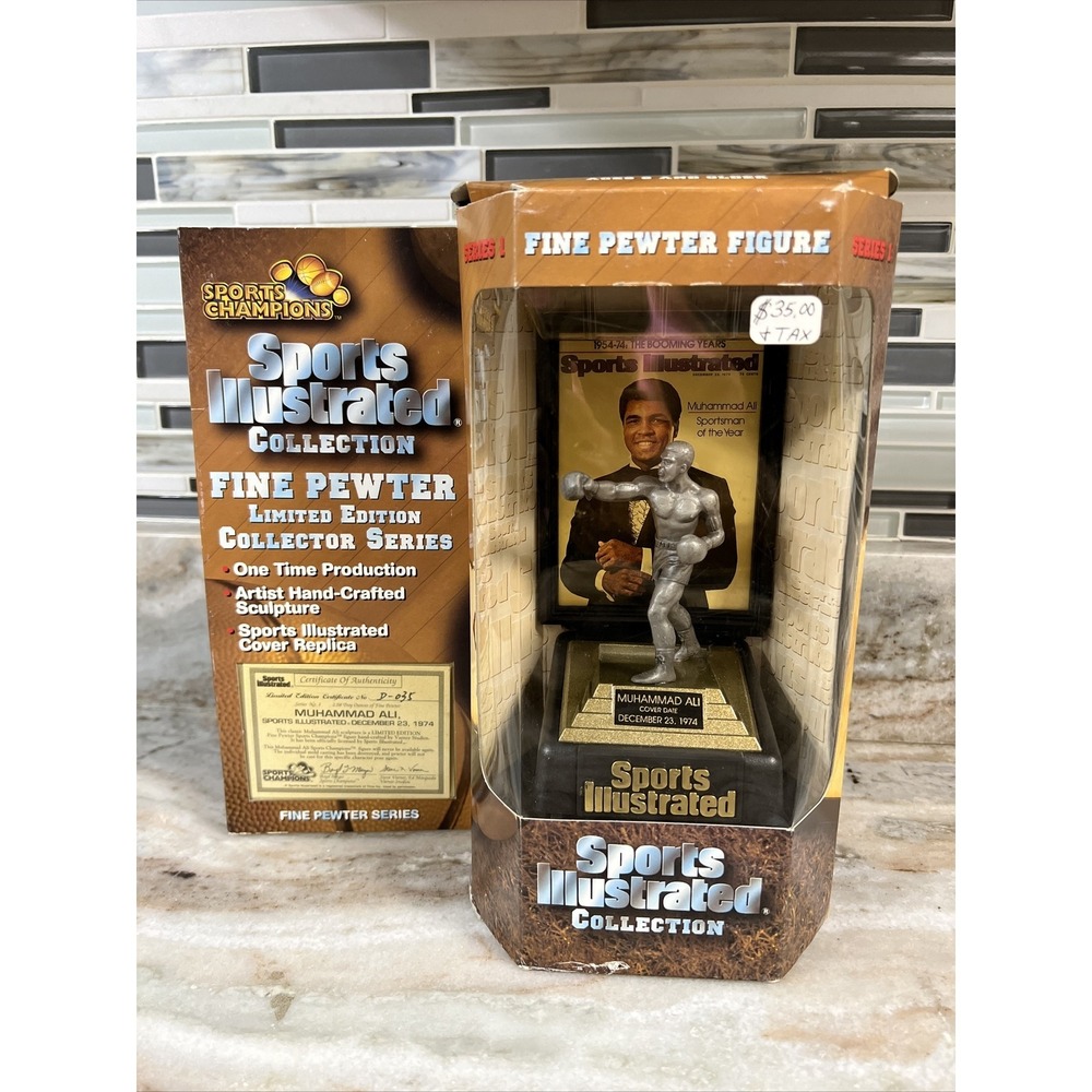 1997 Sports Champions Sports Illustrated Muhammad Ali Fine Pewter Figure Series1
